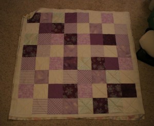 Quilted, but not serged yet